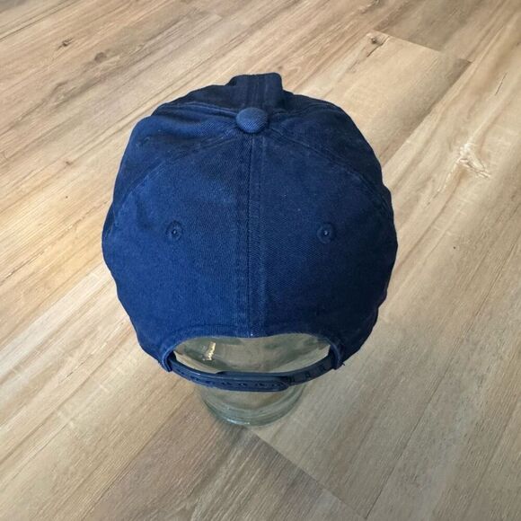 Junk De Luxe Baseball Navy Blue Hat Adjustable Strap Luxury Denmark European - Picture 3 of 8